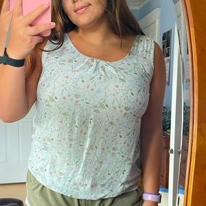 Elena Caldi Flowy Summery Floral Print Blouse